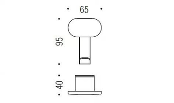 BART CB 67 - Cromall® coat rack by Colombo Design - view 3